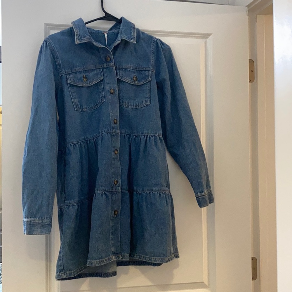 Free People essential denim dress